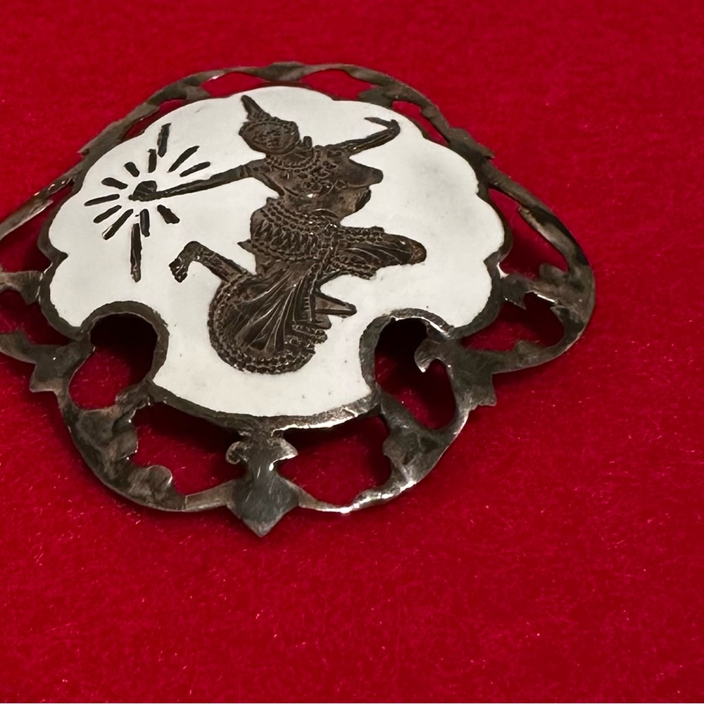 Siam Sterling brooch